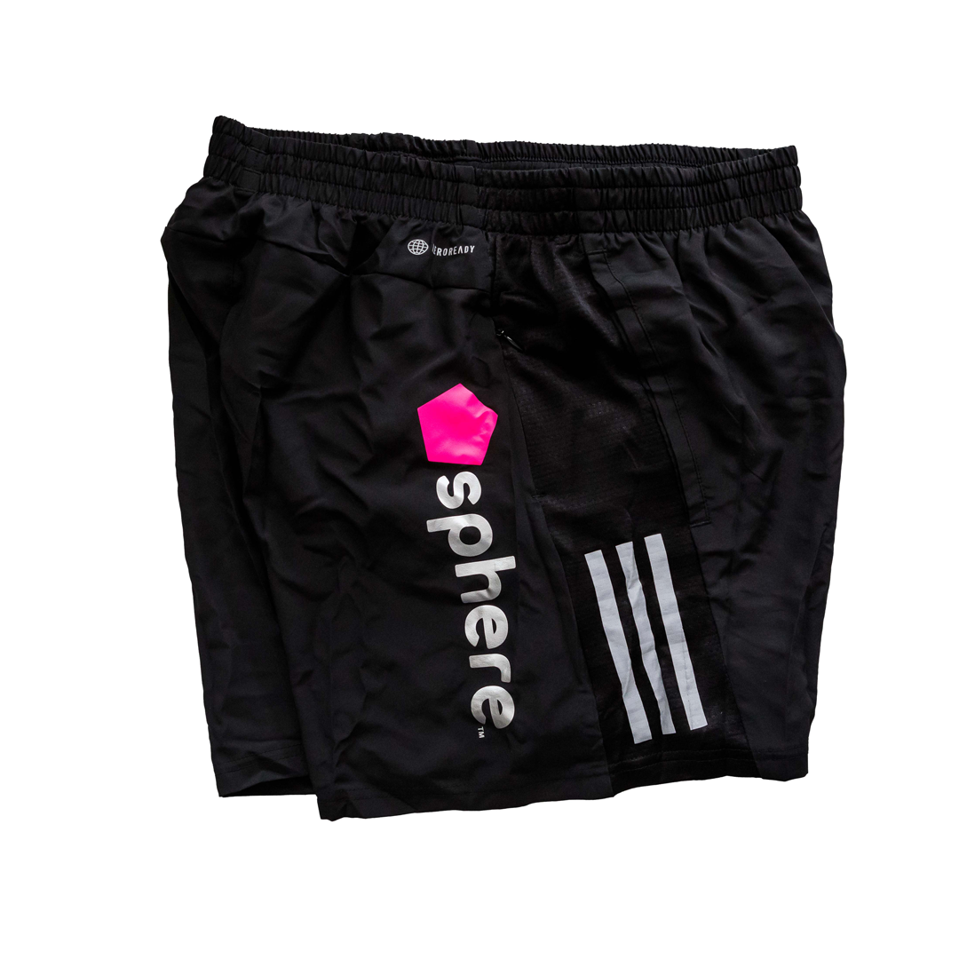 black sphere shorts