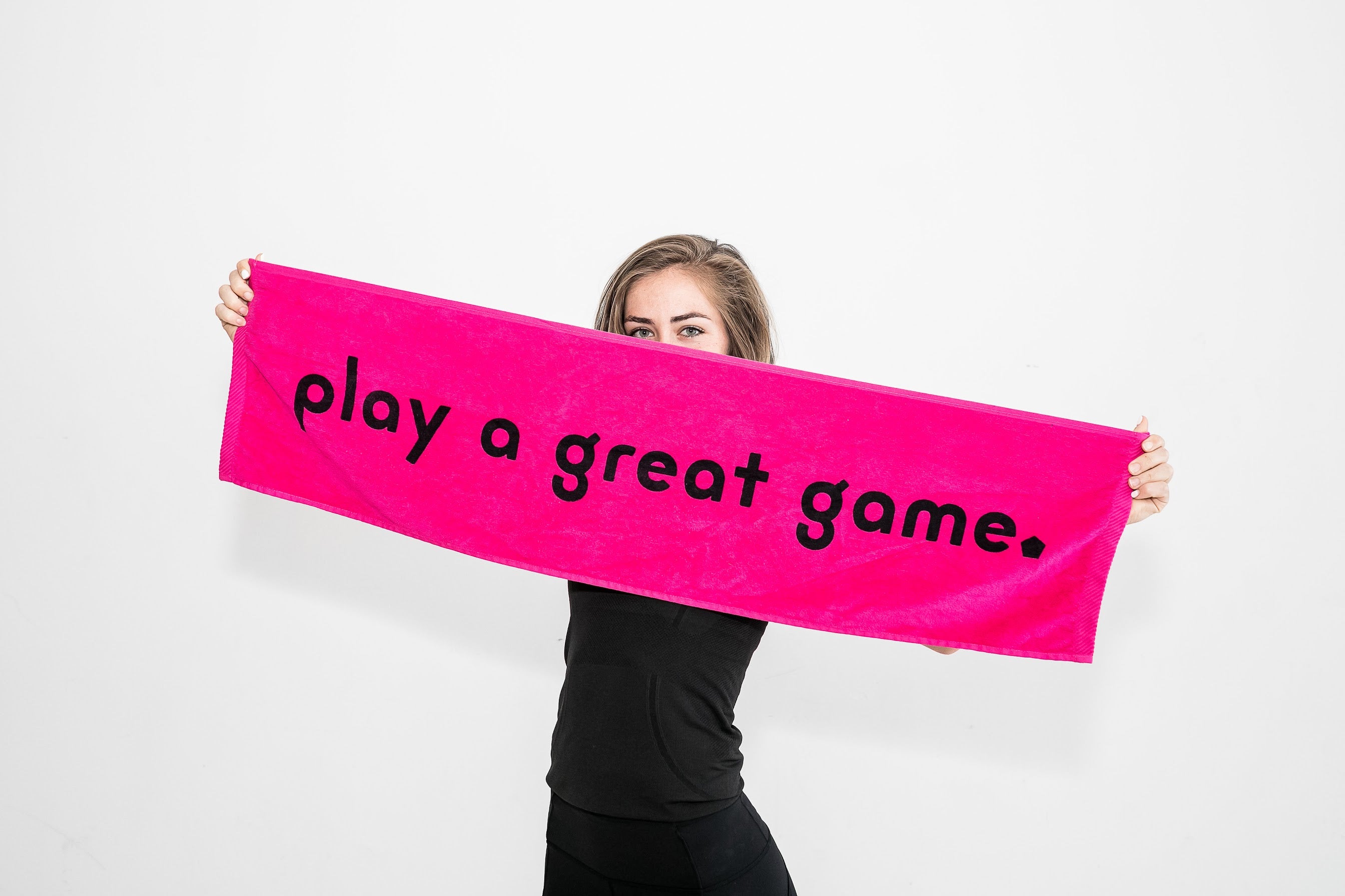 play a great game towel